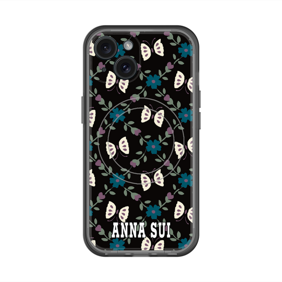 スリムプロテクションプレミアムケース with MagSafe［ ANNA SUI - バタフライ ］