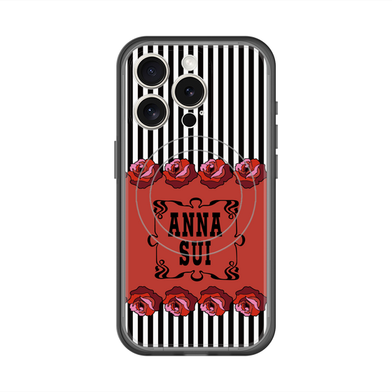 スリムプロテクションプレミアムケース with MagSafe［ ANNA SUI - ローズ ］
