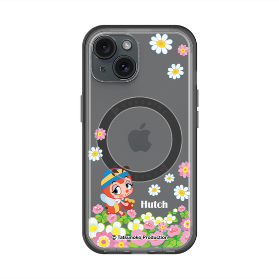 スリムプロテクションプレミアムケース with MagSafe［ 昆虫物語 みなしごハッチ - 花 ］