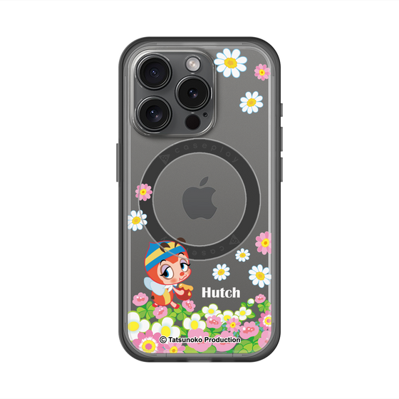 スリムプロテクションプレミアムケース with MagSafe［ 昆虫物語 みなしごハッチ - 花 ］