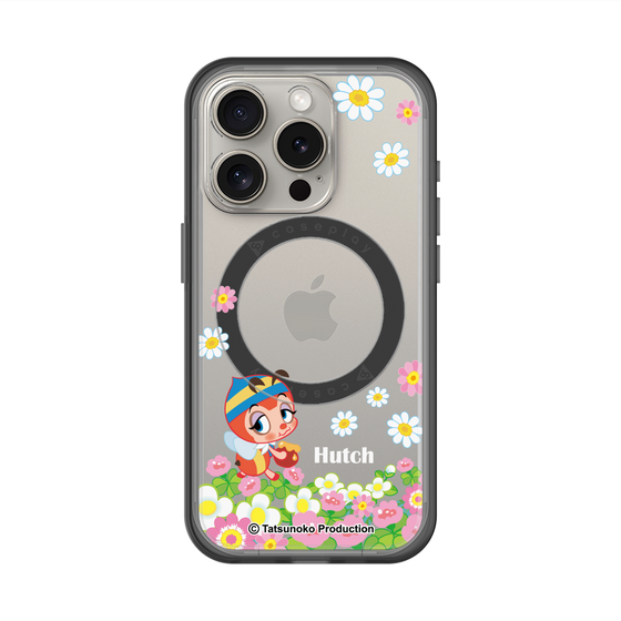 スリムプロテクションプレミアムケース with MagSafe［ 昆虫物語 みなしごハッチ - 花 ］