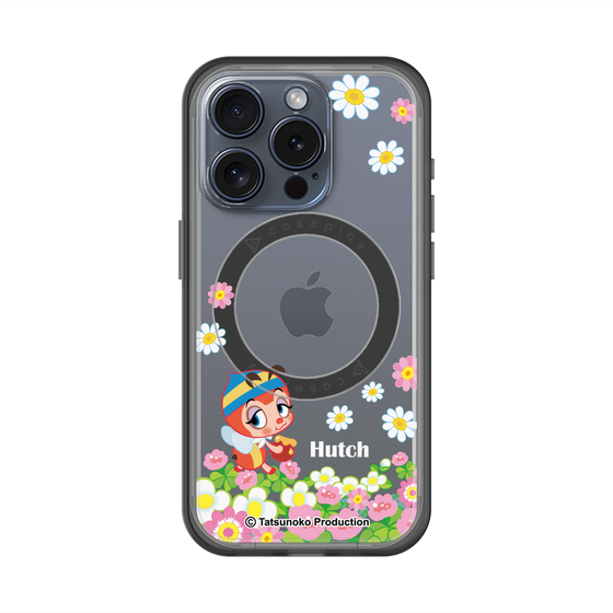 スリムプロテクションプレミアムケース with MagSafe［ 昆虫物語 みなしごハッチ - 花 ］