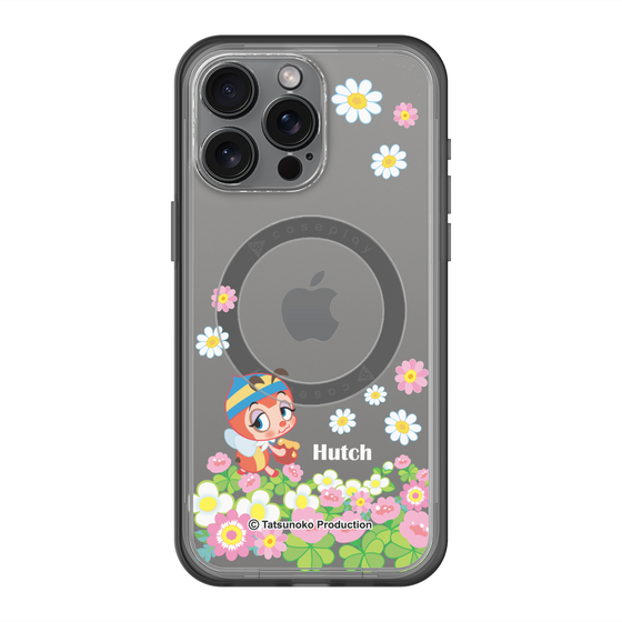 スリムプロテクションプレミアムケース with MagSafe［ 昆虫物語 みなしごハッチ - 花 ］