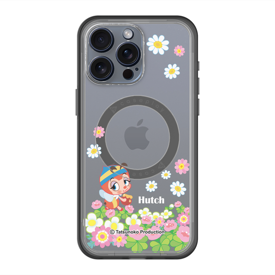 スリムプロテクションプレミアムケース with MagSafe［ 昆虫物語 みなしごハッチ - 花 ］