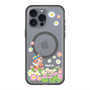 スリムプロテクションプレミアムケース with MagSafe［ 昆虫物語 みなしごハッチ - 花 ］