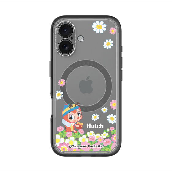 スリムプロテクションプレミアムケース with MagSafe［ 昆虫物語 みなしごハッチ - 花 ］
