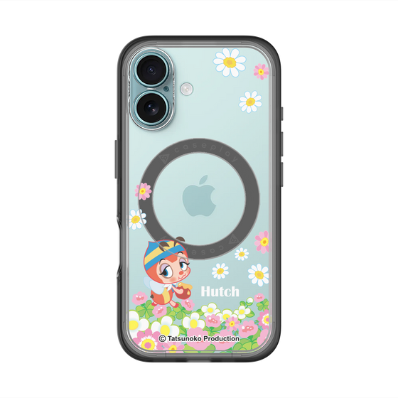スリムプロテクションプレミアムケース with MagSafe［ 昆虫物語 みなしごハッチ - 花 ］