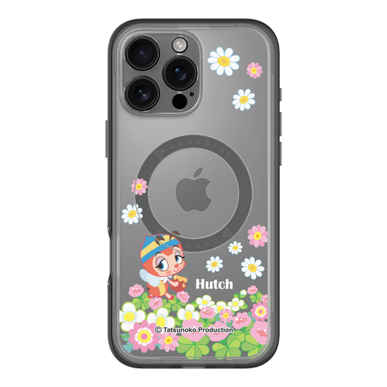 スリムプロテクションプレミアムケース with MagSafe［ 昆虫物語 みなしごハッチ - 花 ］