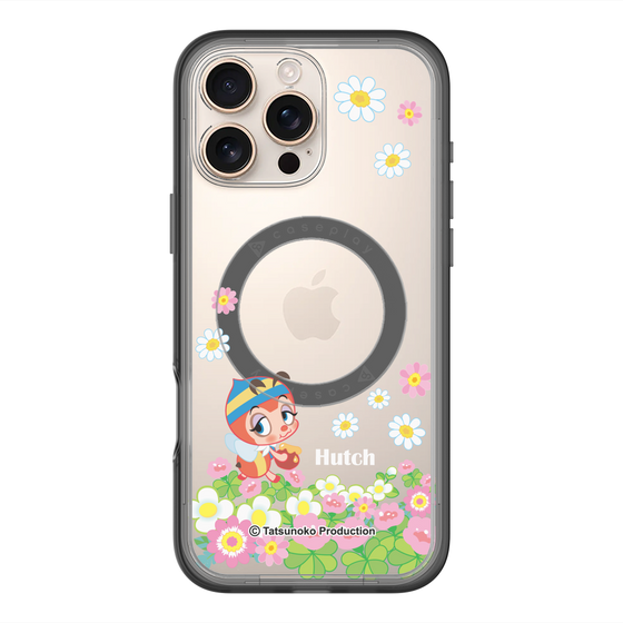 スリムプロテクションプレミアムケース with MagSafe［ 昆虫物語 みなしごハッチ - 花 ］