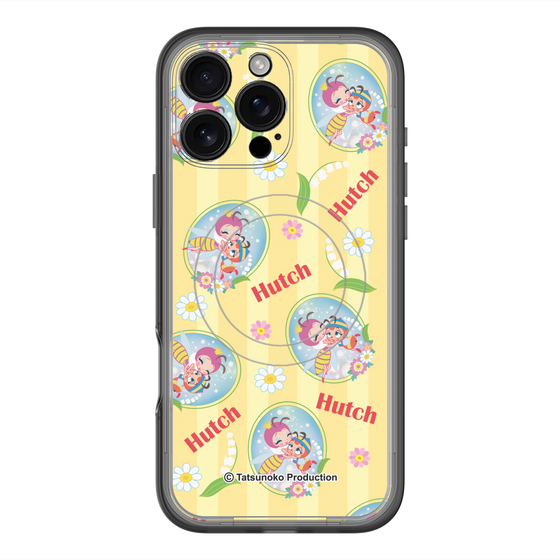 スリムプロテクションプレミアムケース with MagSafe［ 昆虫物語 みなしごハッチ - ストライプ ］
