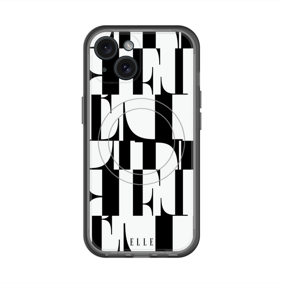スリムプロテクションプレミアムケース with MagSafe［ ELLE - カットロゴ ］