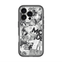 スリムプロテクションプレミアムケース with MagSafe［ ELLE - マガジン- モノクロ ］