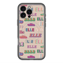 スリムプロテクションプレミアムケース with MagSafe［ ELLE - ミックスロゴ ］