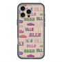スリムプロテクションプレミアムケース with MagSafe［ ELLE - ミックスロゴ ］