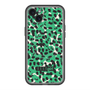 スリムプロテクションプレミアムケース with MagSafe［ ELLEgirl - レオパード - Green ］