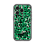 スリムプロテクションプレミアムケース with MagSafe［ ELLEgirl - レオパード - Green ］