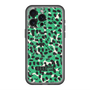 スリムプロテクションプレミアムケース with MagSafe［ ELLEgirl - レオパード - Green ］