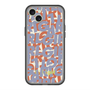 スリムプロテクションプレミアムケース with MagSafe［ ELLEgirl - ミックスロゴ - Purple ］