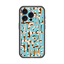 スリムプロテクションプレミアムケース with MagSafe［ ELLEgirl - ミックスロゴ - Pale blue ］