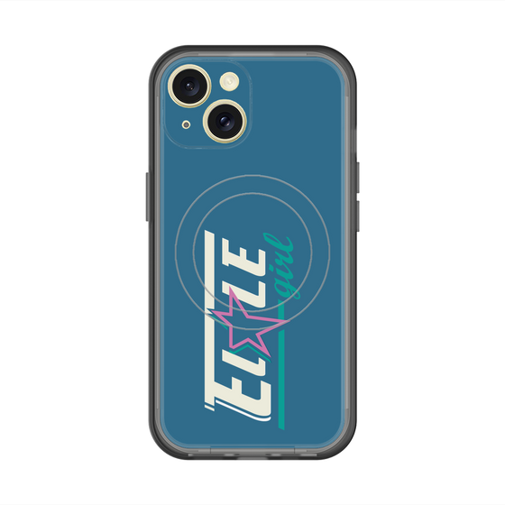 スリムプロテクションプレミアムケース with MagSafe［ ELLEgirl - レトロロゴ ］