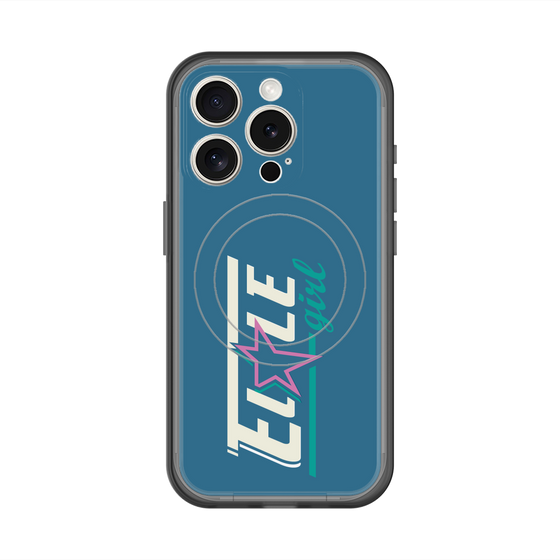 スリムプロテクションプレミアムケース with MagSafe［ ELLEgirl - レトロロゴ ］