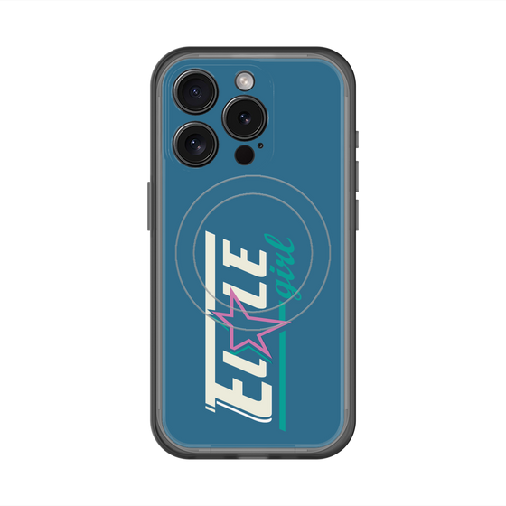 スリムプロテクションプレミアムケース with MagSafe［ ELLEgirl - レトロロゴ ］