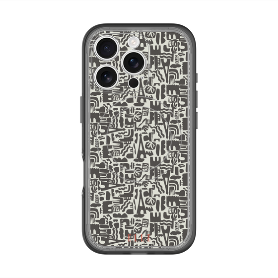 スリムプロテクションプレミアムケース with MagSafe［ ELLE - パリの街 ］