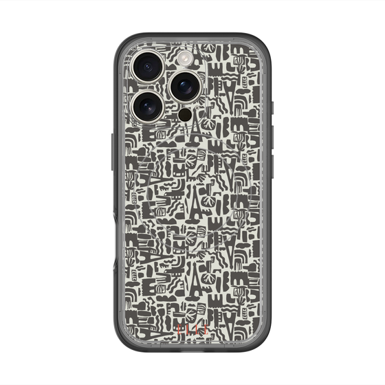 スリムプロテクションプレミアムケース with MagSafe［ ELLE - パリの街 ］