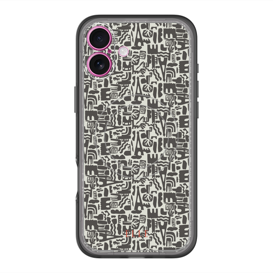スリムプロテクションプレミアムケース with MagSafe［ ELLE - パリの街 ］