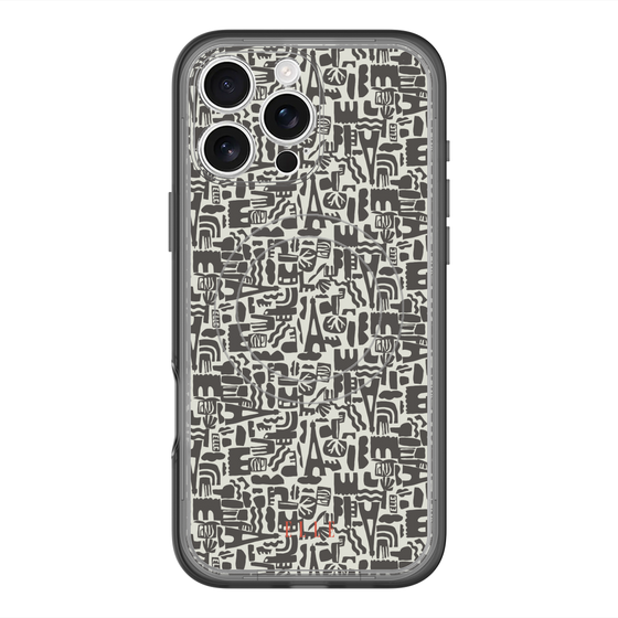 スリムプロテクションプレミアムケース with MagSafe［ ELLE - パリの街 ］