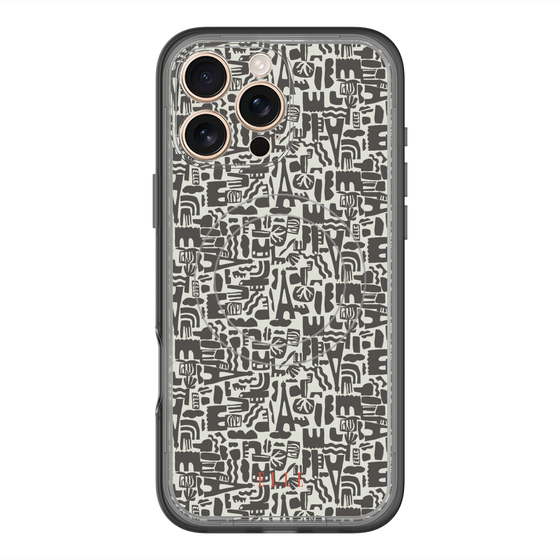 スリムプロテクションプレミアムケース with MagSafe［ ELLE - パリの街 ］