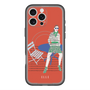 スリムプロテクションプレミアムケース with MagSafe［ ELLE - パリジェンヌ - レッド ］
