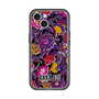 スリムプロテクションプレミアムケース with MagSafe［ ANNA SUI - ガーデンフワラー - マゼンタ ］