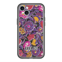 スリムプロテクションプレミアムケース with MagSafe［ ANNA SUI - ガーデンフワラー - マゼンタ ］