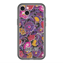 スリムプロテクションプレミアムケース with MagSafe［ ANNA SUI - ガーデンフワラー - マゼンタ ］