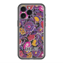 スリムプロテクションプレミアムケース with MagSafe［ ANNA SUI - ガーデンフワラー - マゼンタ ］