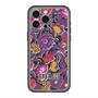 スリムプロテクションプレミアムケース with MagSafe［ ANNA SUI - ガーデンフワラー - マゼンタ ］