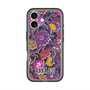 スリムプロテクションプレミアムケース with MagSafe［ ANNA SUI - ガーデンフワラー - マゼンタ ］