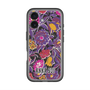 スリムプロテクションプレミアムケース with MagSafe［ ANNA SUI - ガーデンフワラー - マゼンタ ］