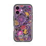 スリムプロテクションプレミアムケース with MagSafe［ ANNA SUI - ガーデンフワラー - マゼンタ ］