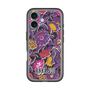 スリムプロテクションプレミアムケース with MagSafe［ ANNA SUI - ガーデンフワラー - マゼンタ ］