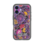 スリムプロテクションプレミアムケース with MagSafe［ ANNA SUI - ガーデンフワラー - マゼンタ ］