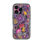 スリムプロテクションプレミアムケース with MagSafe［ ANNA SUI - ガーデンフワラー - マゼンタ ］