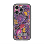 スリムプロテクションプレミアムケース with MagSafe［ ANNA SUI - ガーデンフワラー - マゼンタ ］