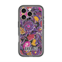 スリムプロテクションプレミアムケース with MagSafe［ ANNA SUI - ガーデンフワラー - マゼンタ ］