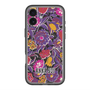 スリムプロテクションプレミアムケース with MagSafe［ ANNA SUI - ガーデンフワラー - マゼンタ ］