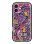 スリムプロテクションプレミアムケース with MagSafe［ ANNA SUI - ガーデンフワラー - マゼンタ ］