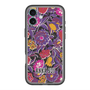 スリムプロテクションプレミアムケース with MagSafe［ ANNA SUI - ガーデンフワラー - マゼンタ ］