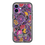 スリムプロテクションプレミアムケース with MagSafe［ ANNA SUI - ガーデンフワラー - マゼンタ ］