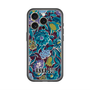 スリムプロテクションプレミアムケース with MagSafe［ ANNA SUI - ガーデンフワラー - シアン ］